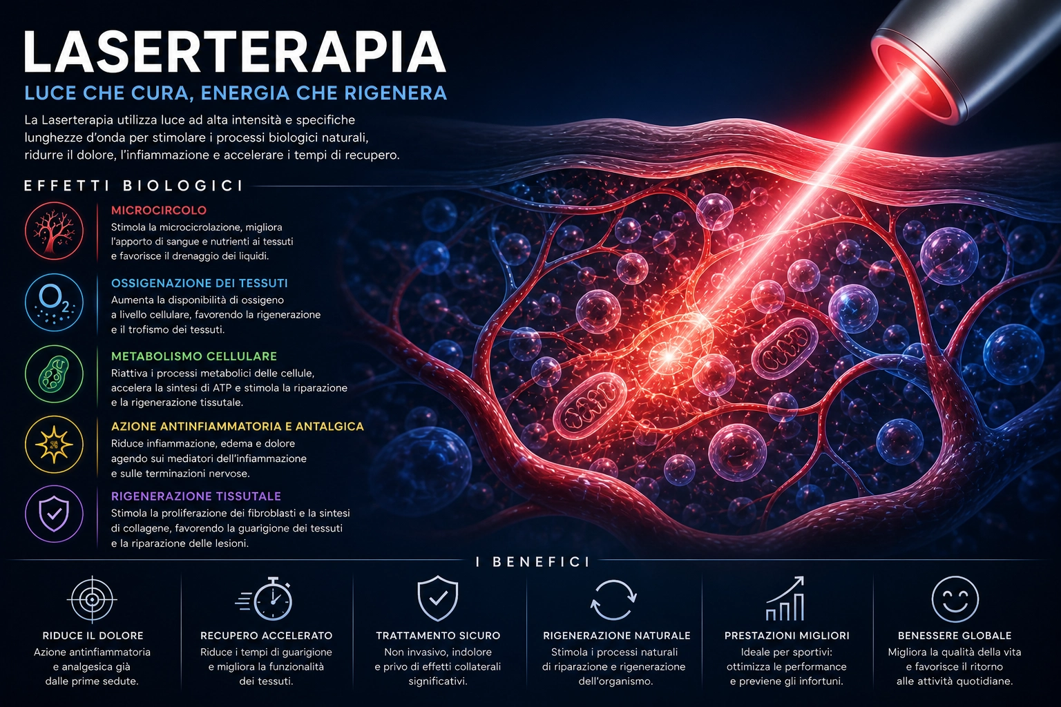 laserterapia effetti